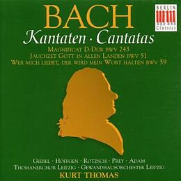 Hermann Prey (Bariton) CD Kantaten 51,59/magnificat