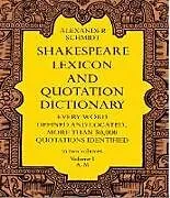 ePUB Shakespeare Lexicon and Quotation Dictionary, Vol. 1 von Alexander Schmidt