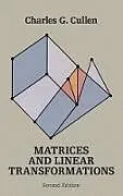 E-Book (epub) Matrices and Linear Transformations von Charles G. Cullen