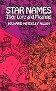 Kartonierter Einband Star Names von Richard H Allen