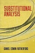 E-Book (epub) Substitutional Analysis von Daniel Edwin Rutherford