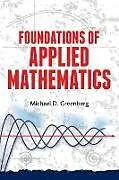 E-Book (epub) Foundations of Applied Mathematics von Michael D. Greenberg