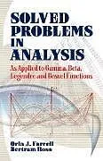 E-Book (epub) Solved Problems in Analysis von Orin J. Farrell, Bertram Ross