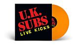 UK Subs Vinyl Live Kicks (Orange Vinyl)