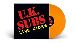 UK Subs Vinyl Live Kicks (Orange Vinyl)