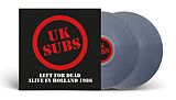 UK Subs Vinyl Left for Dead - Alive in Holland 1984 (Clear Vinyl