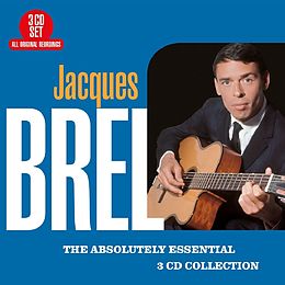 Jacques Brel CD Absolutely Essential 3 Cd Collection