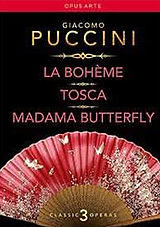 La Boheme/Tosca/Madama Butterfly DVD