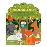 Kartonierter Einband Woodland Coloring Book + Stickers von Petit Collage