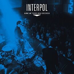 Interpol Vinyl Live At Third Man Records (black Vinyl)