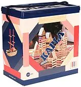 KAPLA® 120er Box, rot, rosa, dunkelblau Spiel