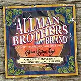 The Allman Brothers Band CD American University 12-13-70