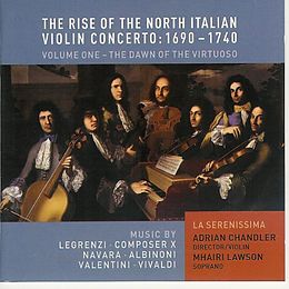 Mhairi/Chandler,Adrian/ Lawson CD Rise Of North Italian Violin Concerto