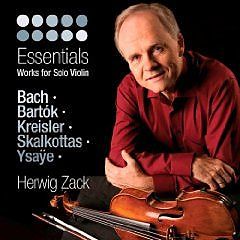 HERWIG ZACK CD Works For Solo Violin