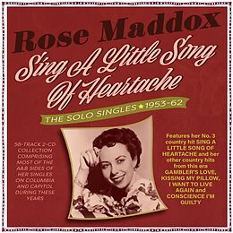Rose Maddox CD Sing A Little Song Of Heartache - The Solo Singles