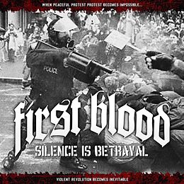 First Blood Vinyl Silence Is Betrayal (ltd Blue Vinyl)