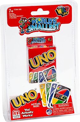 Worlds Smallest UNO Spiel