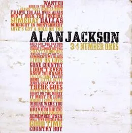 Alan Jackson CD 34 Number Ones