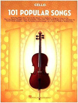 Fester Einband 101 Popular Songs -For Cello- von 