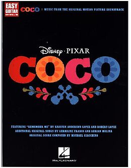 Livre Relié Disney Pixar's Coco -For Easy Guitar- de 