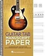 Couverture cartonnée Guitar Tab Manuscript Paper de 