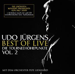 Udo Jürgens CD Best Of Live - Die Tourneehöhepunkte,Vol. 2