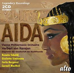 Tebaldi/Bergonzi/Karajan/Wiener Philharmoniker/+ CD Verdi Aida Cpl.