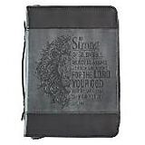 Article non livre Bible Cover Medium Luxleather Joshua 1:9 Be Strong de 