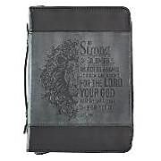 Article non livre Bible Cover Medium Luxleather Joshua 1:9 Be Strong de 