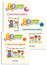 Broché L'anniversaire : 1, 2, 3, lune ! Mes premières lectures de Jean-Claude Seguy