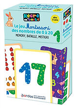 Broché Le jeu Montessori des nombres 0 à 20 : memory, bataille, mistigri de 
