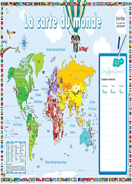 Broché La carte du monde de 