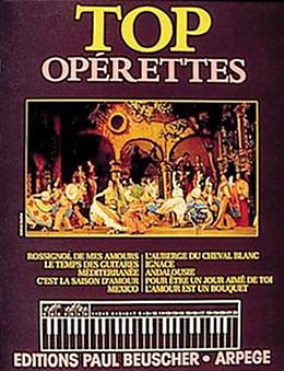  Notenblätter Top operettes hit parade pour
