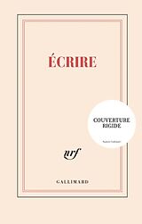 Couverture cartonnée Ecrire: carnet rigide ligné de 