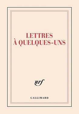 Article non livre Lettres à quelques-uns de 