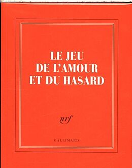 Broché Le jeu de l'amour et du hasard : carnet carré de 