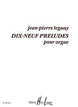 Jean-Pierre Leguay Notenblätter 19 préludes