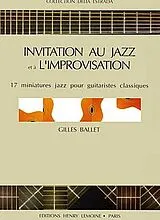 Gilles Ballet Notenblätter Invitation au jazz et à limprovisation