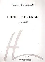 Francis Kleynjans Notenblätter Petite Suite en sol pour guitare
