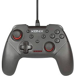 KONIX - Mythics Wired Gamepad - black [NSW/PC] comme un jeu Nintendo Switch, Switch OLED,