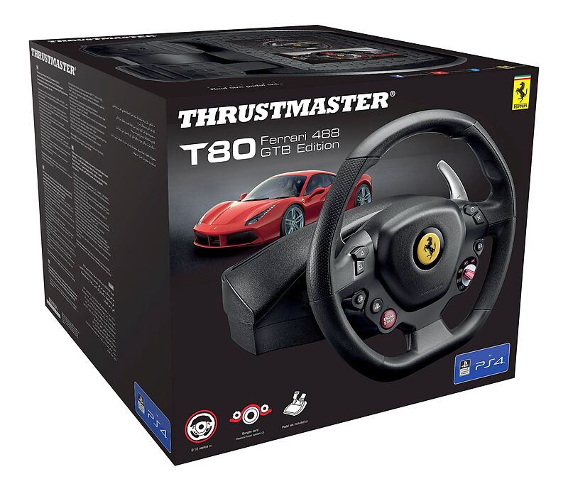 T80 Ferrari 488 Gtb Racing Wheel Ps4pc