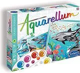 Aquarell-Malerei - Aquarellum Delfine Spiel