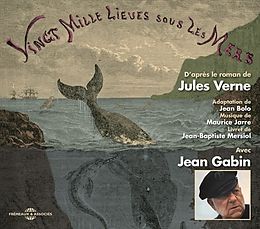 Jules Verne CD Vingt Mille Lieues Sous Les Mers, Avec Jean Gabin