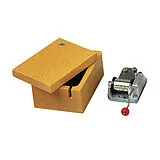 TROUSSELIER - Holzbox für Musikwerk mit Kurbel Spiel