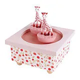 TROUSSELIER - Spieluhr mit tanzenden Giraffen, Blumen magnetisch Spiel