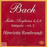 J.S. Bach CD Suites Anglaises 4, 5, 6 BWV809, 810, 811