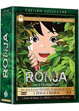 Ronja, fille de brigand : Intégrale 4 BR + 4 DVD + 1 DVD Bonus DVD + Blu-Ray + Livre