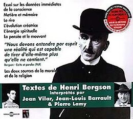 Henri Bergson CD Lu Par Jean Vilar - Jean Louis Bar