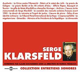 Serge Klarsfeld CD Entretiens Par Claude Bochurberg