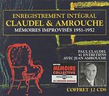 Paul Claudel & Jean Amrouche CD Mémoires Improvisé